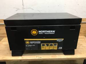 lot 5A image: Northern Tool Jobsite Storage Box Model # 2032-NTE (Retail $349.99)