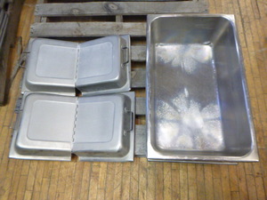 lot 27 image: 6 Full Size Steam Table Pans