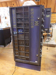 lot 35 image: Frigidaire Refrigerated Vending Machine with Bill Changer
