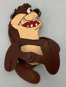 lot 5 image: Handmade TAZ Whirligig (Needs Pole)