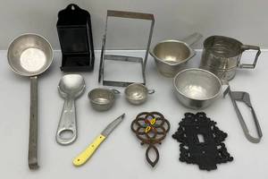 lot 17 image: Misc. Aluminum Utensils & More