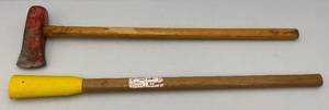 lot 18 image: Long Handled Axe & Pick Axe  Replacement Handle