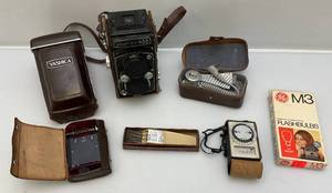 lot 52 image: Yashica 635 Copal Mxv Medium Format TLR Film Camera Made In Japan & More