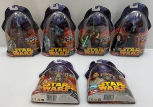 lot 63 image: Misc. STAR WARS Revenge Of The Sith  Action Figures (NIB)