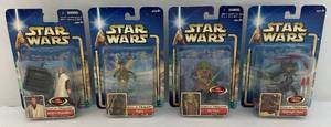 lot 74 image: Misc. STAR WARS Attack Of The Clones  Action Figures (NIB)