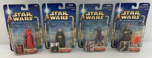 lot 75 image: Misc. STAR WARS Attack Of The Clones  Action Figures (NIB)