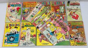 lot 93 image: 30, 35 Cent Richie Rich Comics (SOME WITH WRITING)