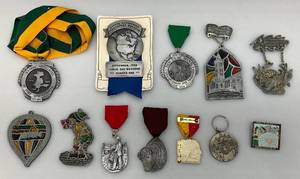 lot 134 image: Misc. Vintage Trail Medallions & More