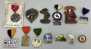 lot 137 image: Misc. Vintage Trail Medallions & More