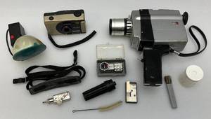 lot 146 image: Yashica Super-8 25 Video Recorder With Removable Trigger Handle & More