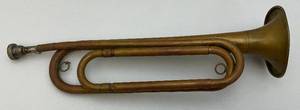 lot 148 image: RARE J. LA Rosa & Co. U.S. Army Bugle L.I. City New York