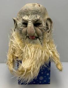 lot 163 image: Vintage Latex Troll Halloween Mask