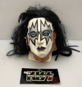 lot 167 image: 1997 Kiss Ace Frehley Latex Mask Full Head With Tag