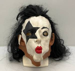 lot 168 image: 1997 Kiss Paul Stanley Latex Mask Full Head With Tag