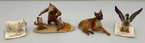 lot 177 image: Misc. Miniature Hagen-Renaker Animals (Some On Card)