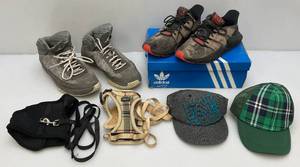 lot 180 image: Misc. Shoes & More Including SZ 13 Air Jordan Icons GreyWhite And Sz. 9 12 Adidas Prophere & More