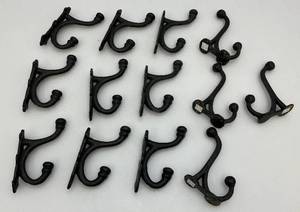 lot 222 image: Heavy Duty Cast Iron Coat Hooks (NEW) (CL)