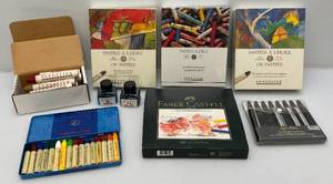 lot 224 image: Misc. Art Supplies, Pastel Sets Including (Sennelier) & More (CL)