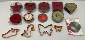 lot 238 image: Large Group Of Cookie Cutters & More (NIB) (CL)