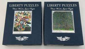 lot 244 image: Est. $200.00 Liberty Wooden Puzzles Including Pear Tree, Gustav Klimt & Social Graces, Sarah Gentry (CL)