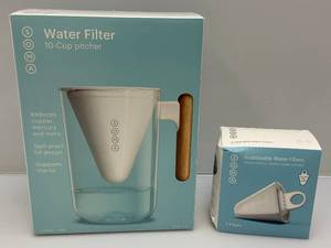 lot 245 image: SOMA Brand Water Filter 10 Cup Pitcher (NIB) (CL)