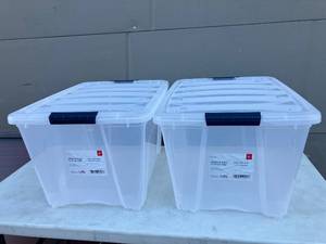 Stack & Pull Plastic Totes
