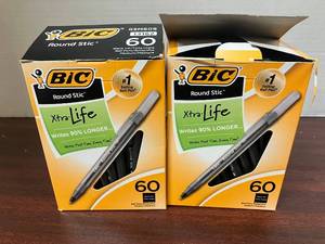 BIC Black Stic Pens