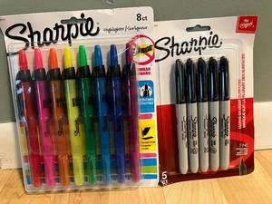 Sharpie Highlighters and Markers