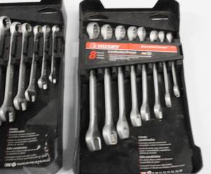 lot 68 image: 16 Pieces Husky Combination Wrench - BOTH Metric & SAE