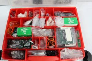 lot 69 image: Plano Lock Jaw Organizer  Tool Box FULL of Miscellaneous Hardware (Nuts & Bolts)