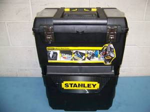 lot 31 image: Stanley, Mobile Work Center  Tool Box - Includes Tools & Contents as Pictured