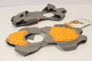 lot 90 image: Ice Cleats Winter Walking Low Profile Transitional Traction Outdoor  Indoor Use Molded In Tungsten Studs
