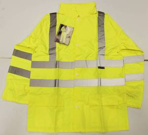 lot 16 image: M-Safe High Visibility Jacket & Pants, ANSI 107 Class 3 Compliant, Superior Quality, PU Coated Oxford Fabric, Size M
