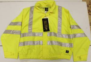 lot 12 image: Berne Aviation Product Hi - Viz Waterproof Yellow Heavy Duty Superior Quality Jacket Size X- Large,