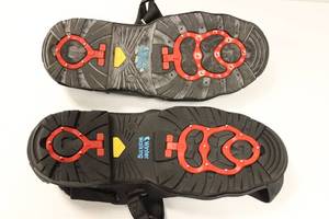 lot 23 image: Ice Grip Rotor Winter Walking Extension Strap Stud, Size Large, 9 12 To 11 Shoes, Heavy Duty Industrial Grade