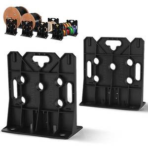 lot 3 image: Rack-A-Tiers Multi-Purpose Wire Dispenser Cable  Wire Spool Portable Rack Caddy - PAIR
