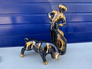 MCM Matador and Bull Figures
