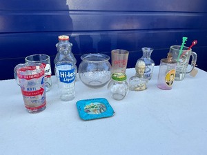 Misc. Glass Advertising lot