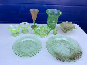 Uranium Glass Lot