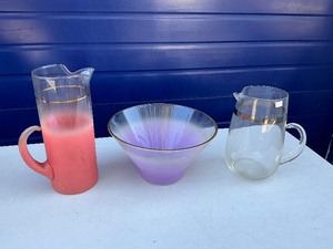 Blendo Purple Bowl and Pink Pitcher Plus