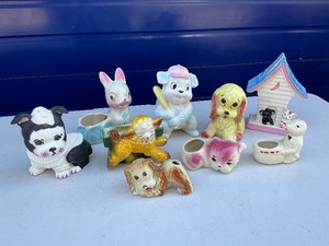 Animal Planters Lot