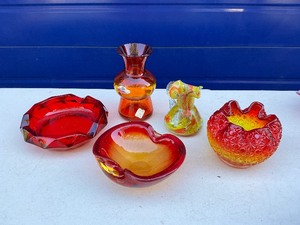 Vintage Art Glass Lot