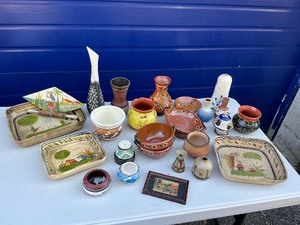 Hispanic Mexican Pottery Items Lot