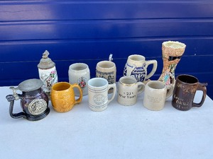 Beer Stein Mug Lot