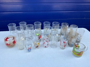 Misc. Glass Drinking Glass Lot