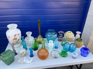 Misc. Glass Vase Lot