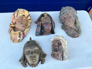 Arabian Egyptian Face Wall Plaques