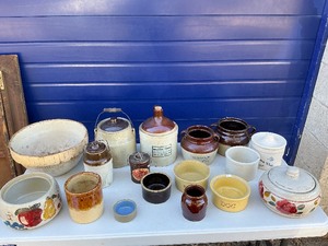 Stoneware Jug Bowl Lot