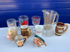 Beer Soda Novelty Mug Glass Pitcher