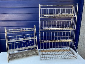 Pair of Metal Display Stands